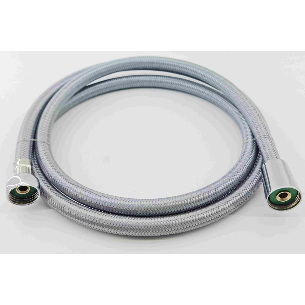 YKS MİSİNELİ 360 DÖNERLİ DUŞ SPİRALİ 150 CM (GRİ)